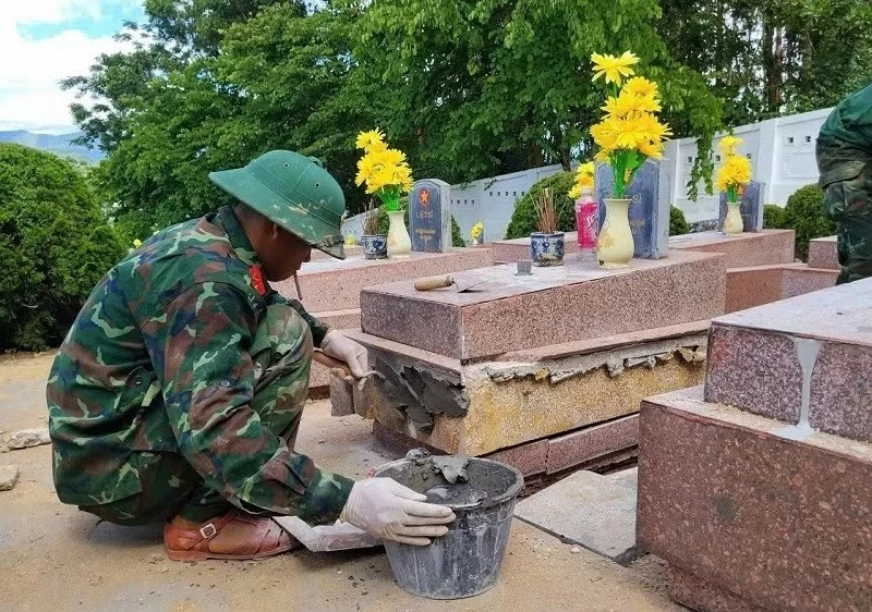 Chiến dịch 500 ngày đêm: Điện Biên hoàn thành lấy mẫu 911 mộ liệt sĩ tại Nghĩa trang Tông Khao