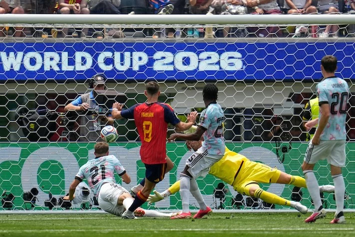 Kết quả bóng đá World Cup 2026: Tây Ban Nha 2-1 Bỉ: Siêu dự bị Merino lại ghi bàn, Tây Ban Nha đại chiến Pháp ở bán kết Kết quả bóng đá World Cup 2026: Tây Ban Nha 2-1 Bỉ: Siêu dự bị Merino lại ghi bàn, Tây Ban Nha đại chiến Pháp ở bán kết