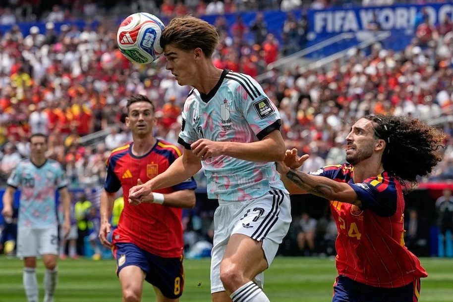 Kết quả bóng đá World Cup 2026: Tây Ban Nha 2-1 Bỉ: Siêu dự bị Merino lại ghi bàn, Tây Ban Nha đại chiến Pháp ở bán kết Kết quả bóng đá World Cup 2026: Tây Ban Nha 2-1 Bỉ: Siêu dự bị Merino lại ghi bàn, Tây Ban Nha đại chiến Pháp ở bán kết