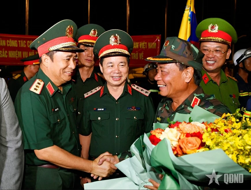 Đoàn cứu hộ, cứu nạn Việt Nam trở về nước, hoàn thành nhiệm vụ tại Venezuela