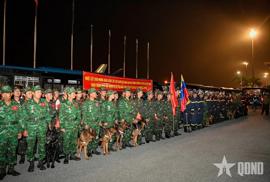 Đoàn cứu hộ, cứu nạn Việt Nam trở về nước, hoàn thành nhiệm vụ tại Venezuela