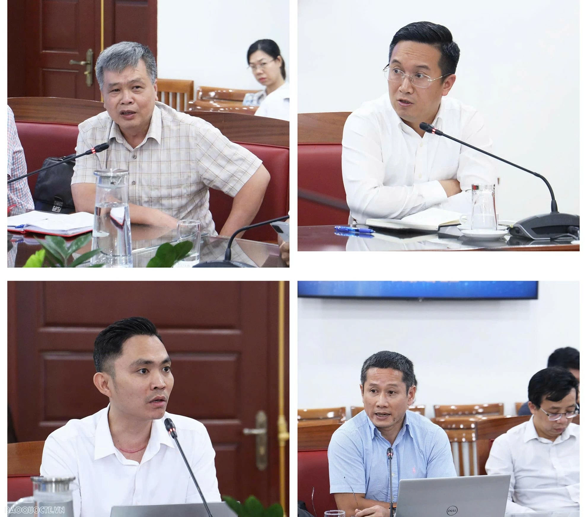 Các đại biểu đóng góp ý kiến. (Ảnh: Thành Long)