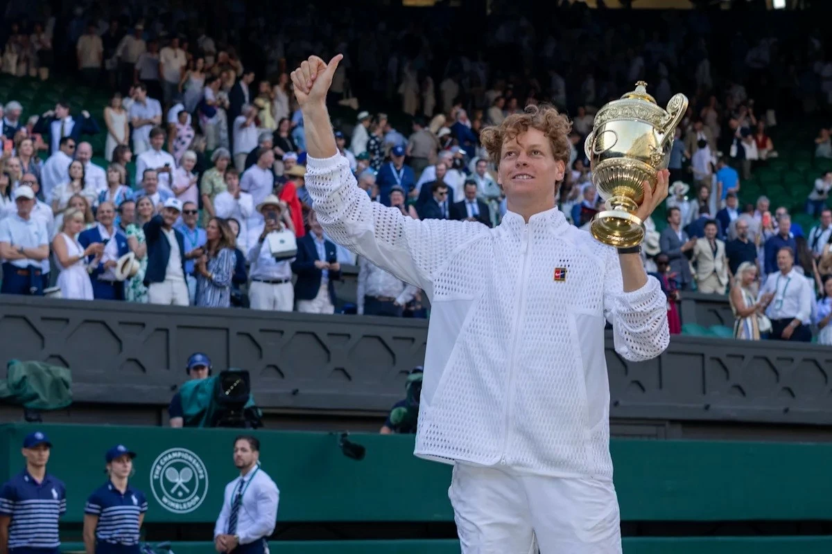 Jannik Sinner vô địch Wimbledon 2026. (Nguồn: Getty Images)