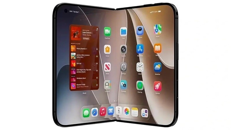 Dung lượng pin của iPhone màn hình gập bất ngờ lộ diện