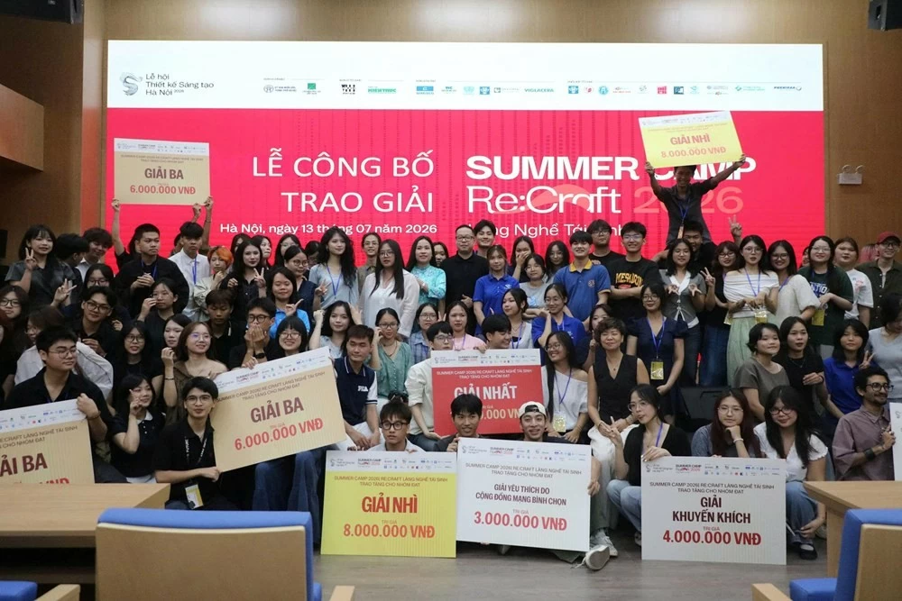 Hơn 100 sinh viên góp ý tưởng sáng tạo cho các làng nghề truyền thống Hà Nội