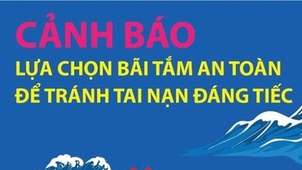 Tránh tai nạn đáng tiếc khi tắm biển mùa cao điểm du lịch