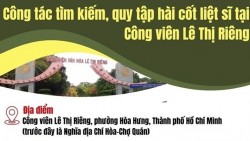 Tiến độ quy tập hài cốt liệt sĩ tại Công viên Lê Thị Riêng