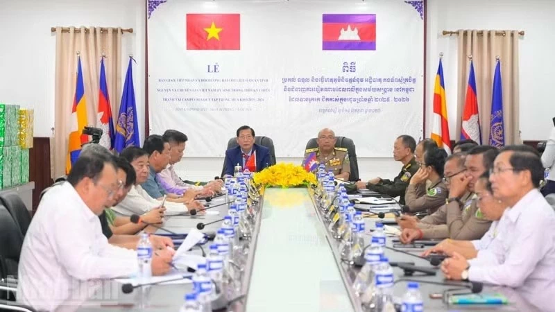 Quy tập 81 hài cốt liệt sĩ tại tỉnh Kampong Speu, Vương quốc Campuchia