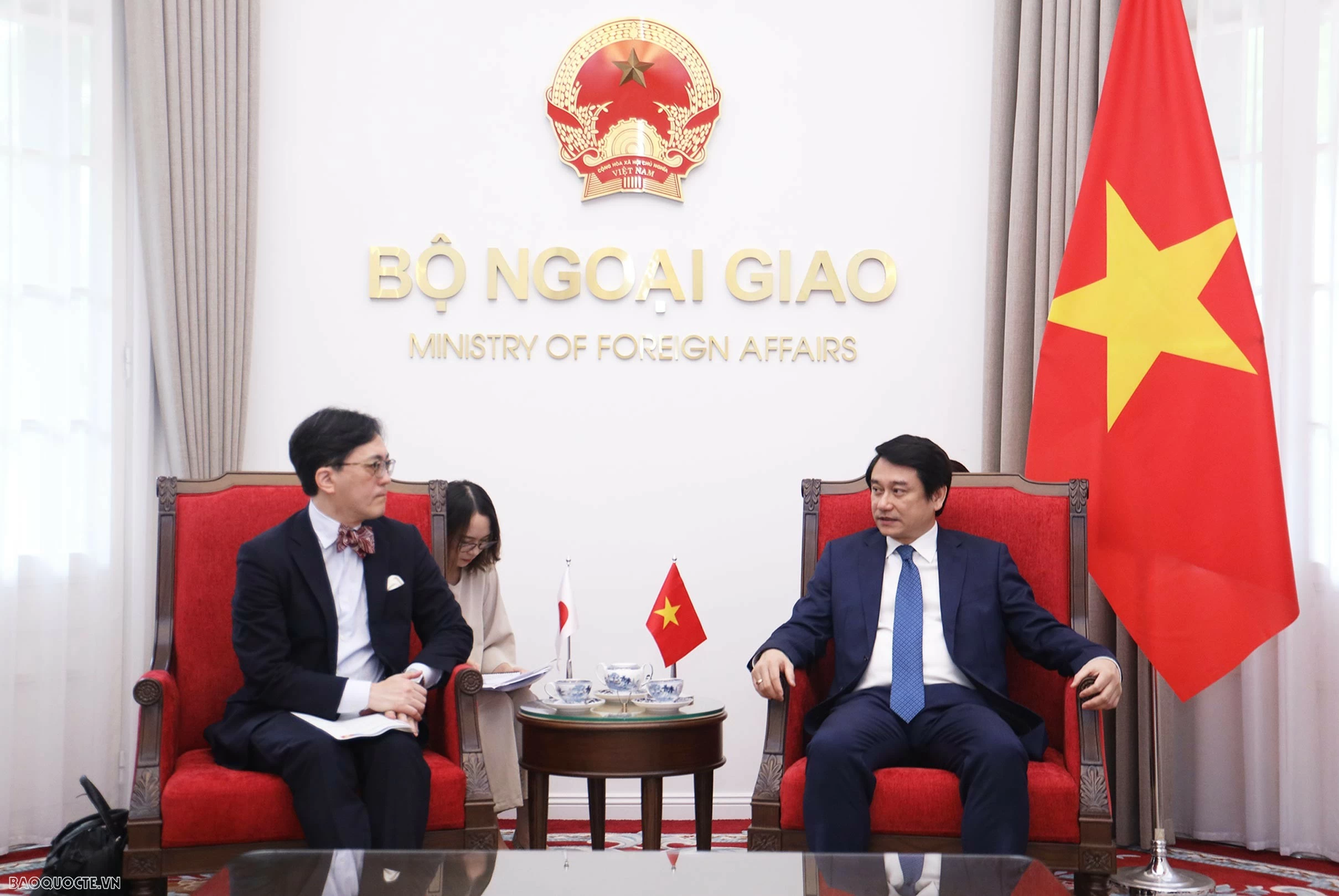 Toàn cảnh buổi làm việc. (Ảnh: Thành Long)