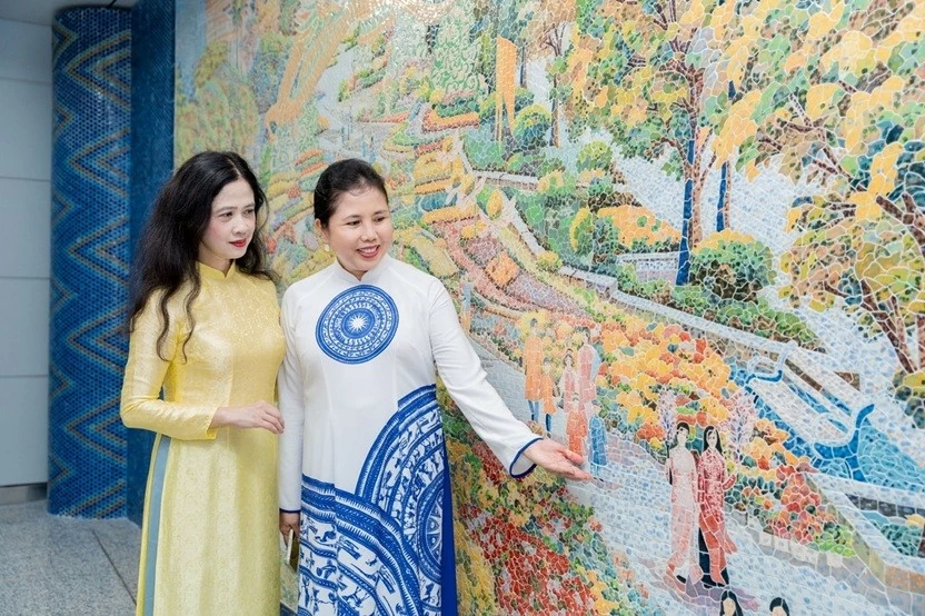 Khánh thành không gian nghệ thuật công cộng tại Ga Metro Bến Thành