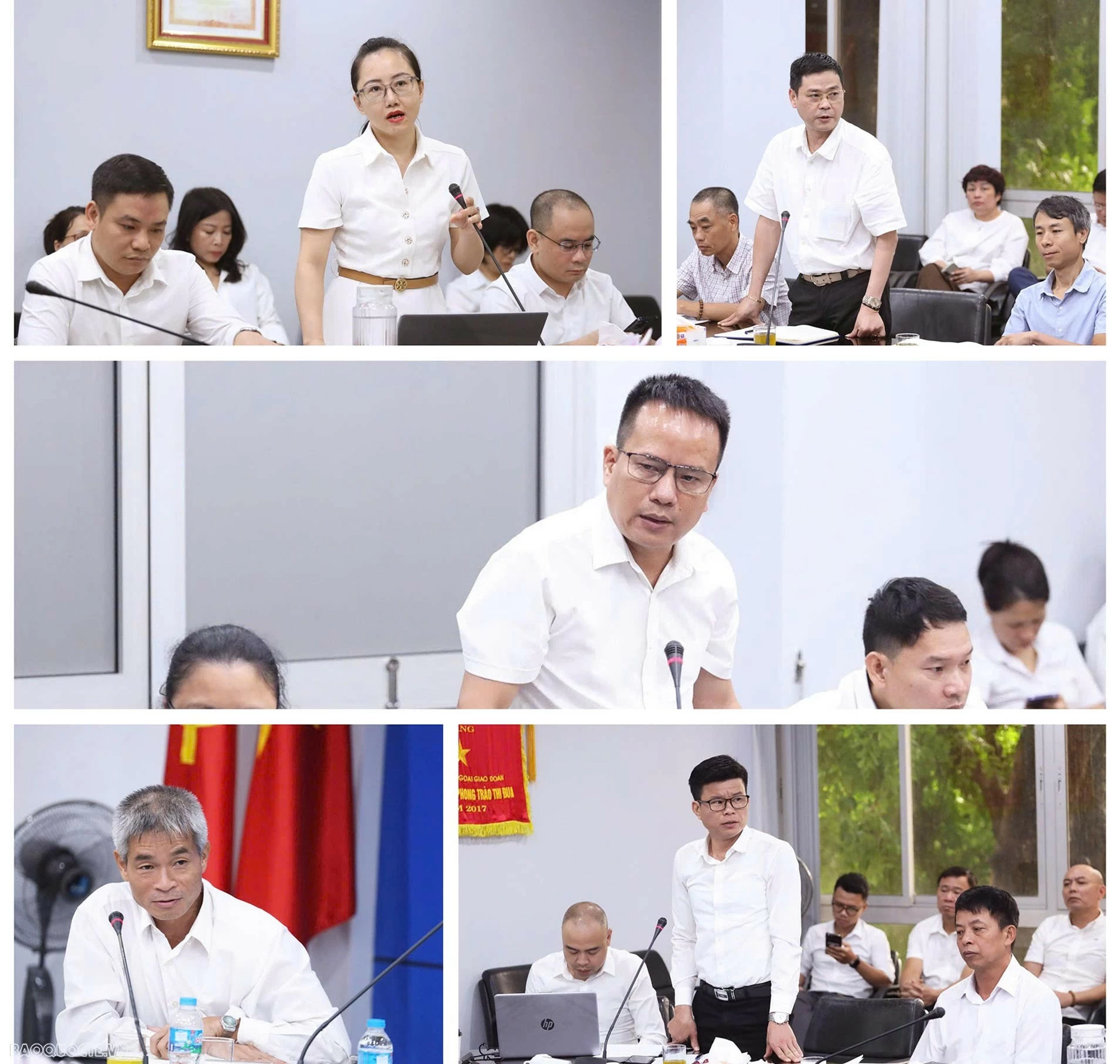 Các đơn vị trong cục nêu ý kiến tại Hội nghị. (Ảnh: Thành Long)