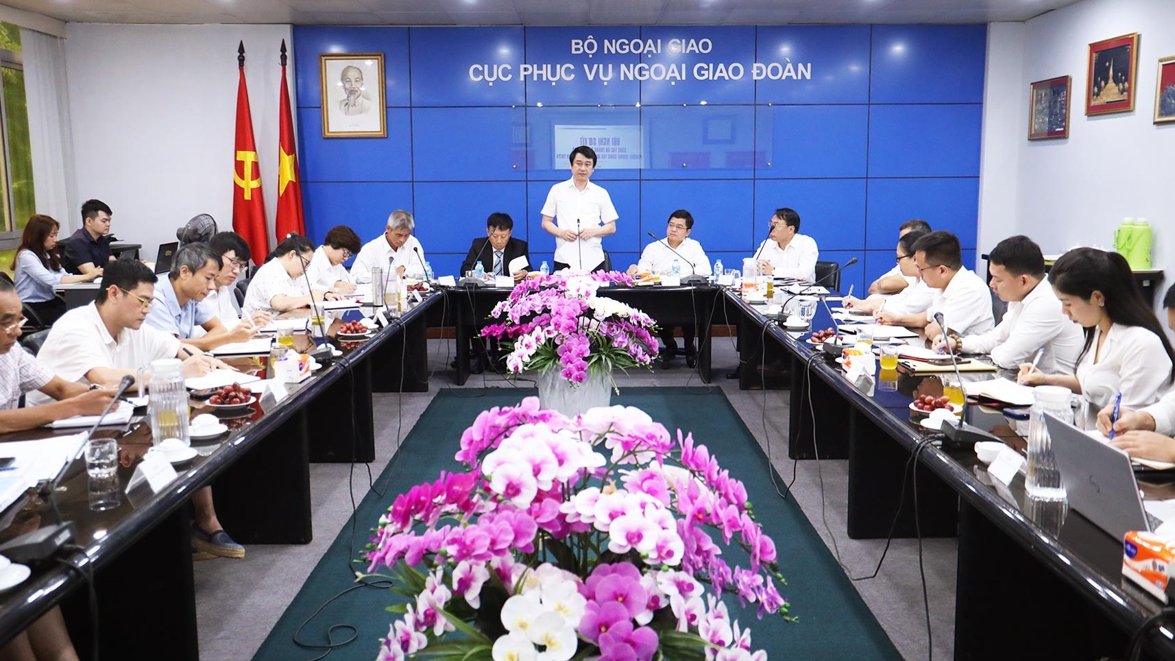 Thứ trưởng Ngoại giao Lê Anh Tuấn biểu dương kết quả toàn diện của Cục Phục vụ Ngoại giao đoàn
