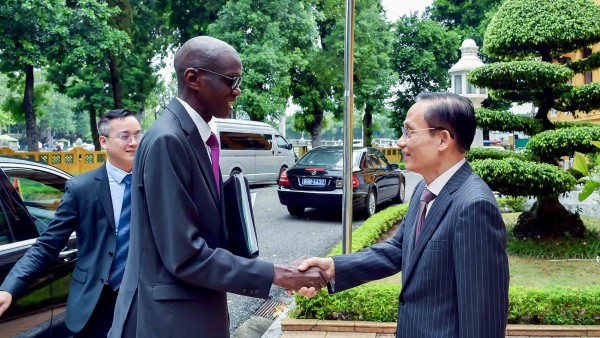 Bộ trưởng Ngoại giao Lê Hoài Trung tiếp Bộ trưởng, Tổng Thư ký Chính phủ Mauritania