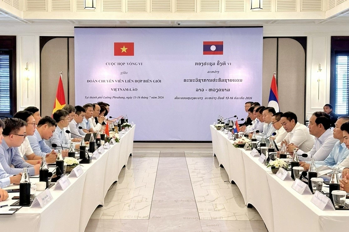Cuộc họp vòng VI đoàn chuyên viên biên giới Việt Nam-Lào vì một đường biên giới hòa bình, hợp tác và phát triển
