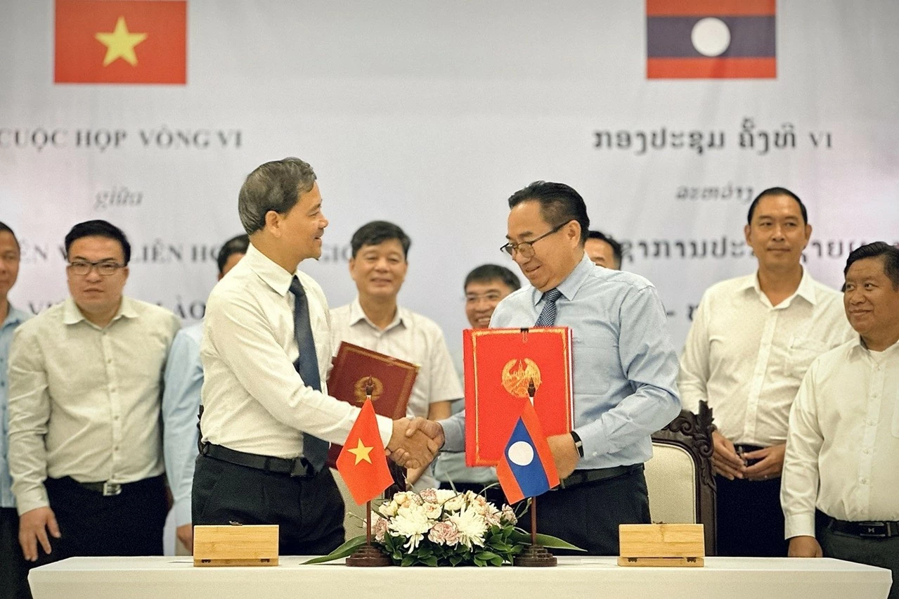 Cuộc họp vòng VI đoàn chuyên viên biên giới Việt Nam-Lào vì một đường biên giới hòa bình, hợp tác và phát triển