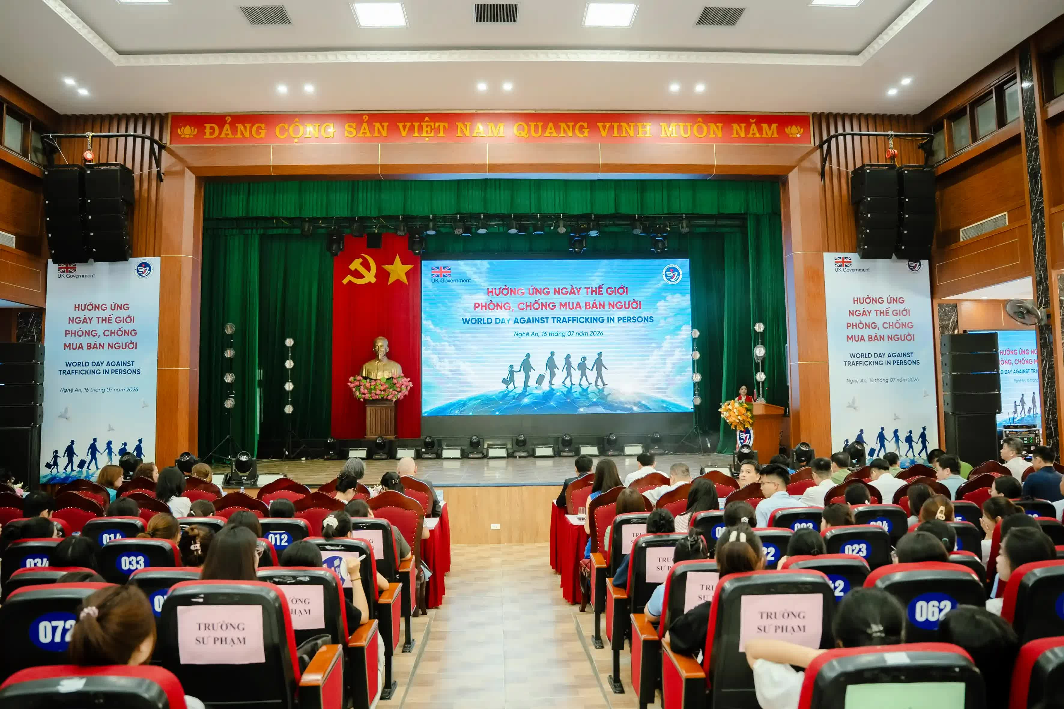 Việt Nam-Anh tăng cường hợp tác nâng cao nhận thức phòng, chống mua bán người cho giới trẻ