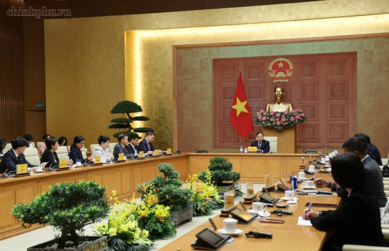 Toàn cảnh buổi làm việc. (Nguồn: VGP)