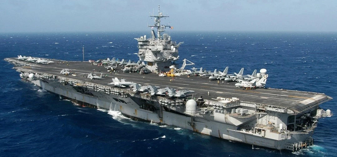 Tàu sân bay hạt nhân USS Enterprise của Mỹ. (Nguồn: Seaforces) Tàu sân bay hạt nhân USS Enterprise của Mỹ. (Nguồn: Seaforces)