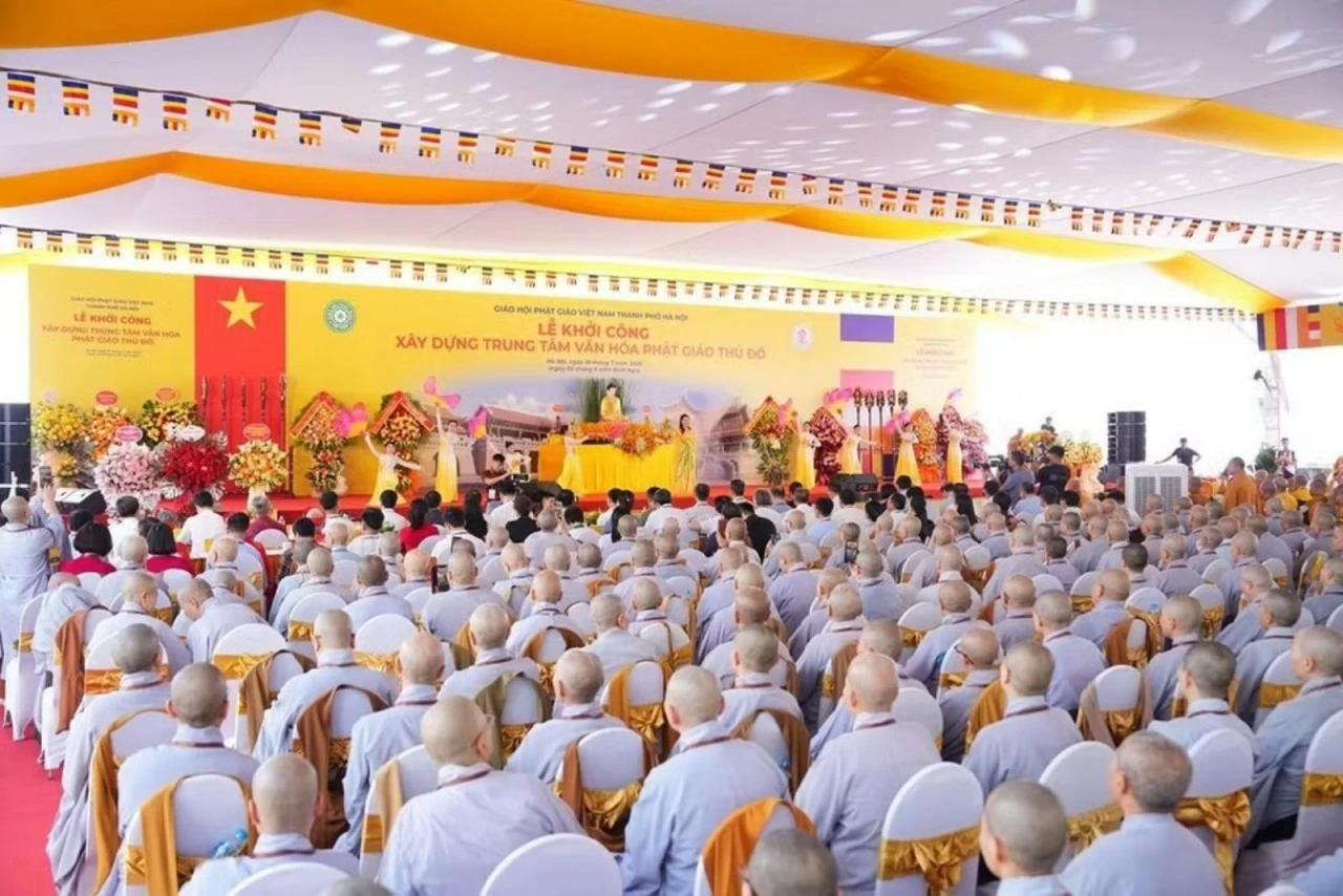 Quang cảnh buổi lễ.