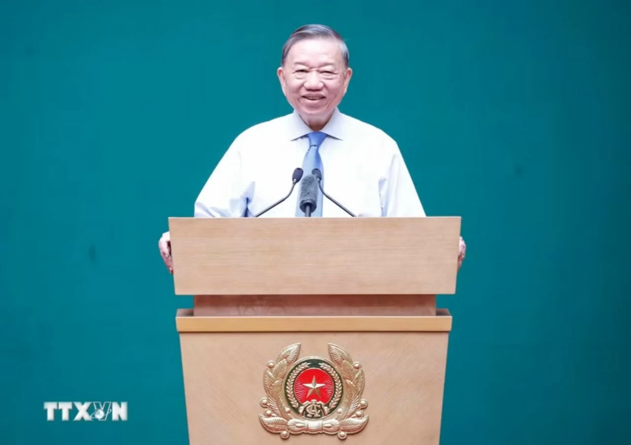 Tổng Bí thư, Chủ tịch nước Tô Lâm phát biểu tại buổi gặp mặt. (Nguồn: TTXVN) Tổng Bí thư, Chủ tịch nước Tô Lâm phát biểu tại buổi gặp mặt. (Nguồn: TTXVN)