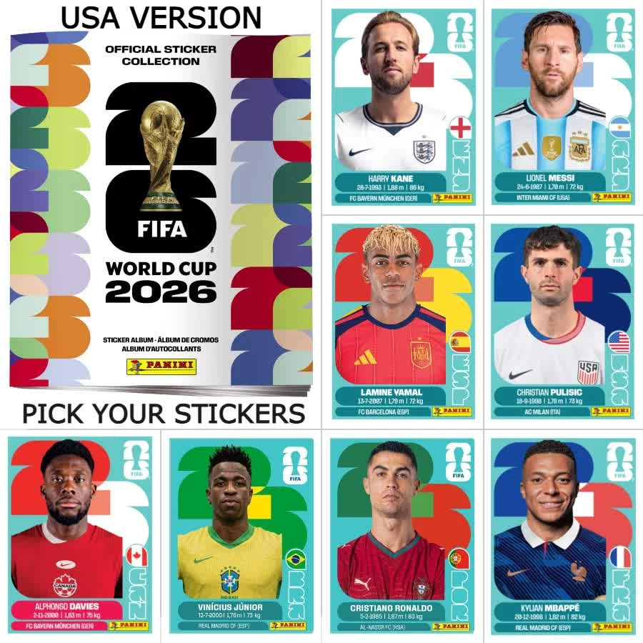 Cơn sốt thẻ cầu thủ World Cup 2026: Album Panini cháy hàng, người hâm mộ đua nhau sưu tập 980 miếng dán lịch sử Cơn sốt thẻ cầu thủ World Cup 2026: Album Panini cháy hàng, người hâm mộ đua nhau sưu tập 980 miếng dán lịch sử