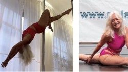 Cụ bà 82 tuổi là vận động viên thi đấu múa cột già nhất thế giới