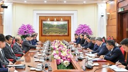 Ủy viên Bộ Chính trị, Thường trực Ban Bí thư Trần Cẩm Tú tiếp Quyền Tổng Thư ký Đảng Dân chủ Tự do Nhật Bản Hagiuda Koichi