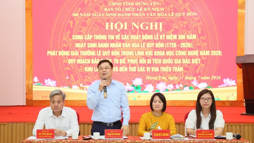 300 năm ngày sinh danh nhân văn hoá Lê Quý Đôn: Hưng Yên tôn vinh di sản thời đại, khẳng định tầm vóc văn hoá