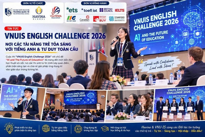 VNUIS English Challenge 2026: Hành trang hội nhập của thế hệ công dân số