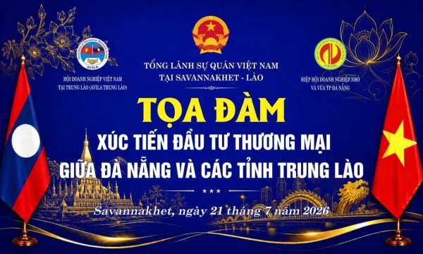 Tọa đ&agrave;m X&uacute;c tiến đầu tư thương mại giữa th&agrave;nh phố Đ&agrave; Nẵng v&agrave; c&aacute;c tỉnh Trung L&agrave;o