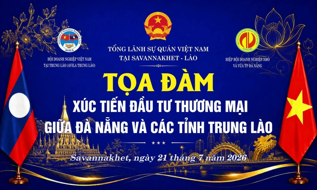 Tọa đàm Xúc tiến đầu tư thương mại giữa thành phố Đà Nẵng và các tỉnh Trung Lào