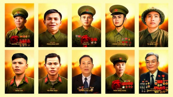 Chân dung những anh hùng liệt sĩ viết nên chiến thắng Điện Biên Phủ