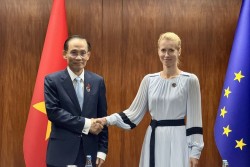 Bộ trưởng Ngoại giao Lê Hoài Trung gặp Phó Chủ tịch Ủy ban châu Âu, Đại diện cấp cao EU về Chính sách đối ngoại và an ninh Kaja Kallas