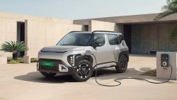 Cận cảnh xe điện Kia Syros EV ra mắt tại Ấn Độ, giá khoảng 368 triệu đồng