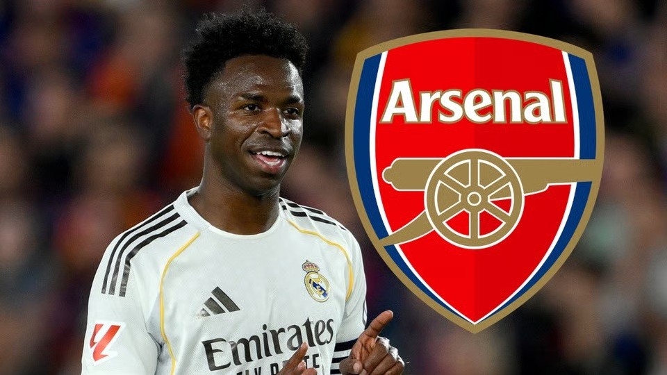 Arsenal dự kiến chiêu mộ Vinicius với mức phí rất cao