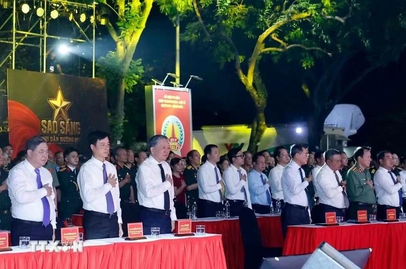 Lãnh đạo Đảng, Nhà nước dự cầu truyền hình tri ân các Anh hùng liệt sĩ