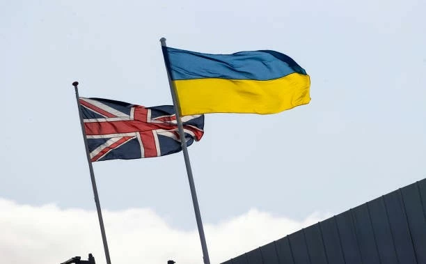 Thủ tướng Anh Andy Burnham gặp Tổng thống Ukraine Zelenskyy. (Nguồn: Getty Images)