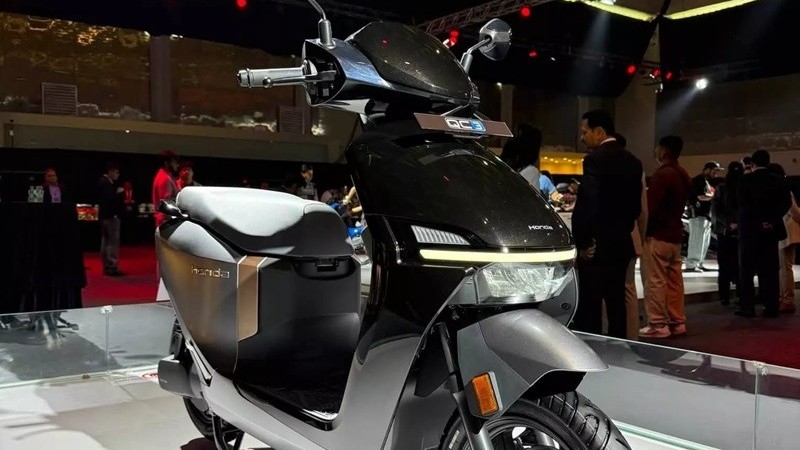 Cận cảnh xe máy điện Honda QC3 vừa ra mắt tại Ấn Độ
