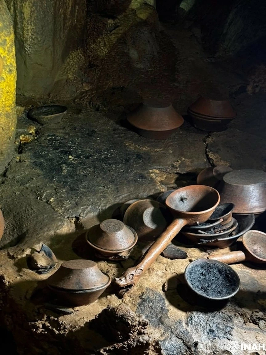 Phát hiện hang động nghi lễ 1.200 năm còn nguyên vẹn tại Mexico