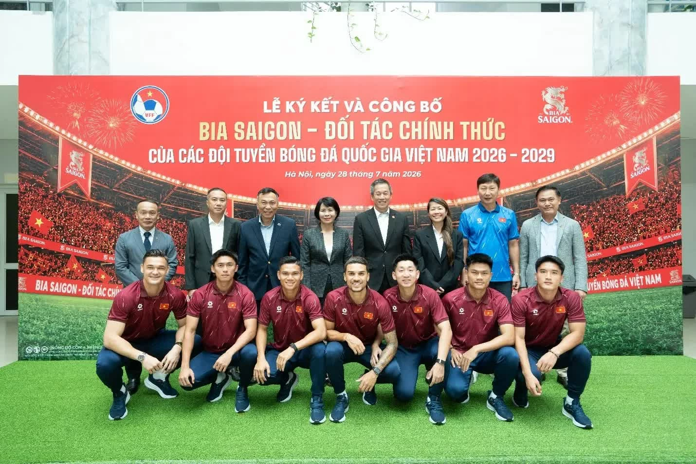 Bia Saigon sẽ tiếp tục đồng hành cùng các đội tuyển bóng đá quốc gia tại nhiều giải đấu trong nước và quốc tế. (Nguồn: BTC)
