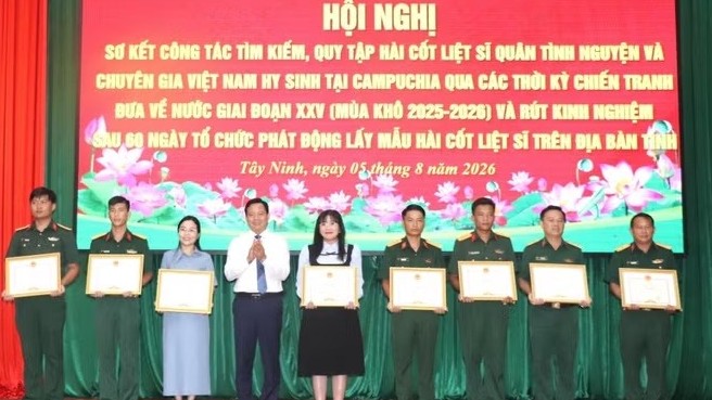 Tây Ninh: Quy tập 519 hài cốt liệt sĩ, hoàn thành sớm công tác lấy mẫu ADN