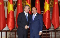 Thủ tướng tiếp Bộ trưởng Ngoại giao Trung Quốc
