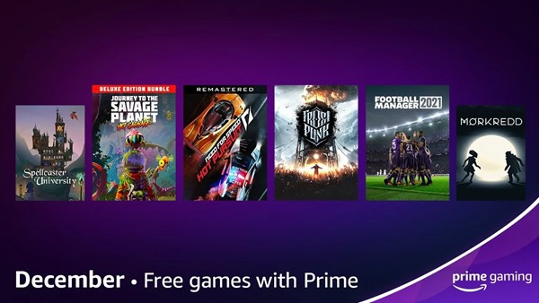 Amazon Prime Gaming công bố trò chơi miễn phí tháng 12