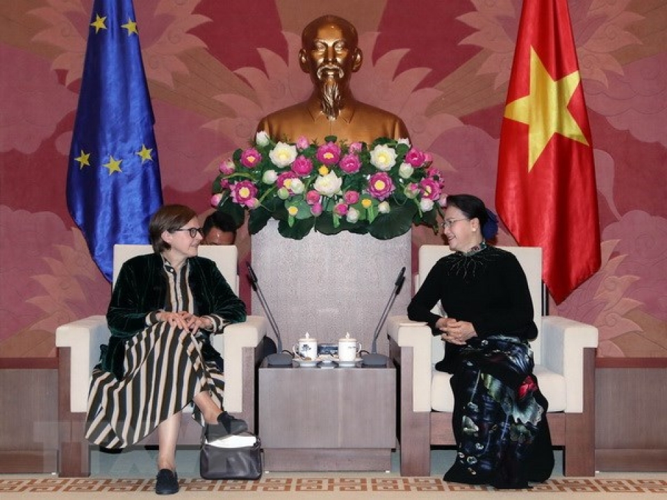 chu tich quoc hoi nguyen thi kim ngan tiep pho chu tich nghi vien chau au