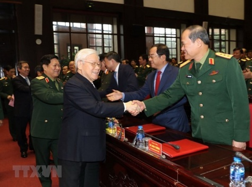 tong bi thu chu tich nuoc nguyen phu trong du hoi nghi quan chinh toan quan