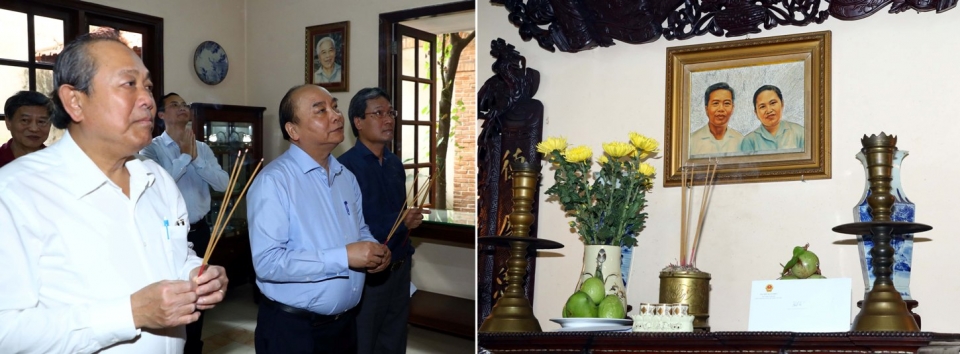 Thủ tướng tưởng nhớ các đồng chí nguyên lãnh đạo Đảng, Nhà nước, Chính phủ đã từ trần tin nhap 20190113210812