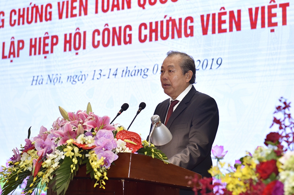 pho thu tuong thuong truc du dai hoi thanh lap hiep hoi cong chung vien viet nam