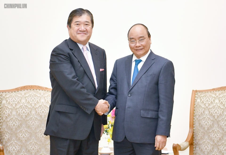 thu tuong nguyen xuan phuc tiep lanh dao cac cong ty mitsui va honda