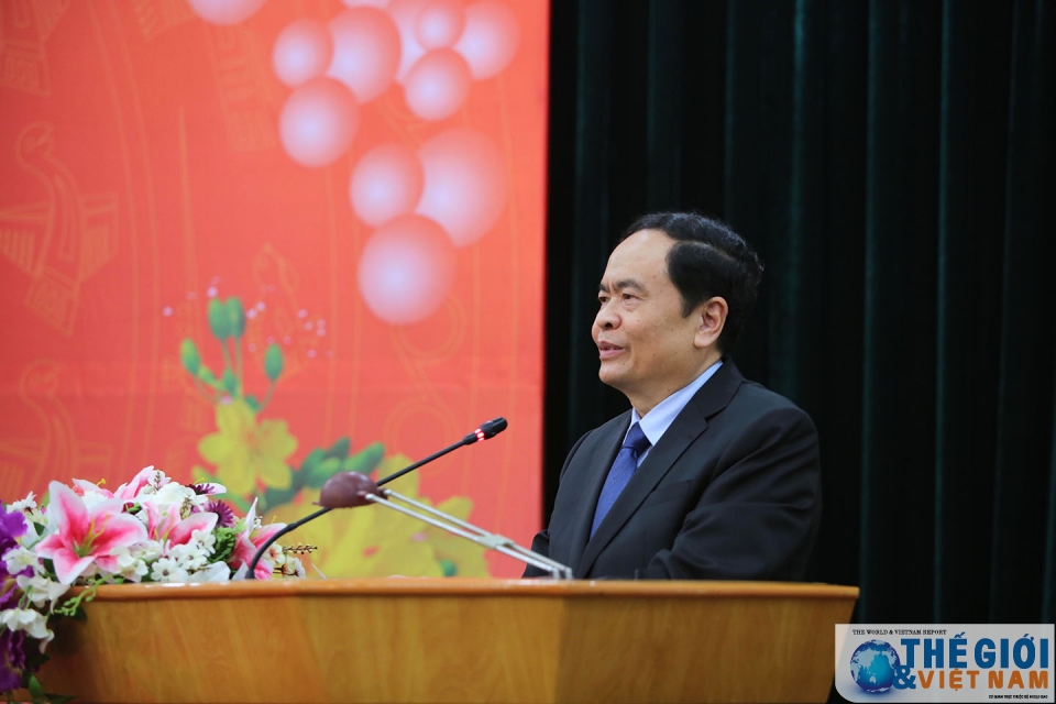 mat tran la khoi doan ket toan dan trong do co ba con kieu bao gop phan xay dung dat nuoc