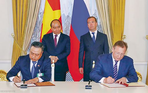 Đối tác chiến lược toàn diện Việt Nam - Liên bang Nga: Tiếp nối truyền thống, vững bước tương lai doi tac chien luoc toan dien viet nam nga tiep noi truyen thong vung buoc tuong lai